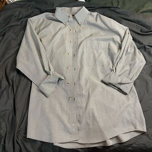 Jos. A. Bank Gray Casual Button-Down Shirt